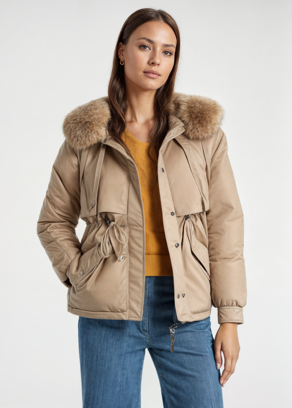 Arabella Fuskpäls Parka