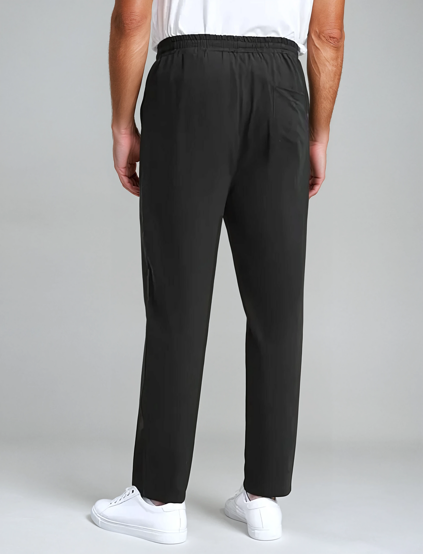 Sjöside Linnebyxor - Svart