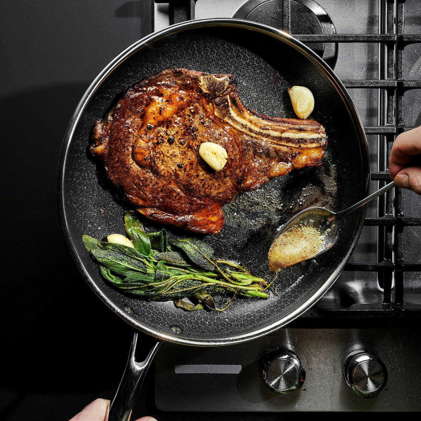 7-delars ApexClad Hybrid Grytset med Lock & Wok