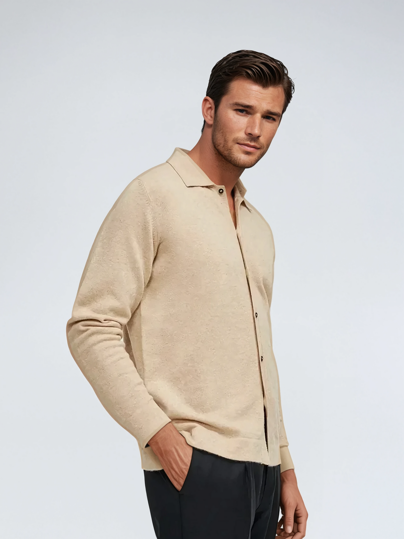 Cashwool Skjorta Beige