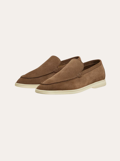 Fins Suede Loafers – Brun