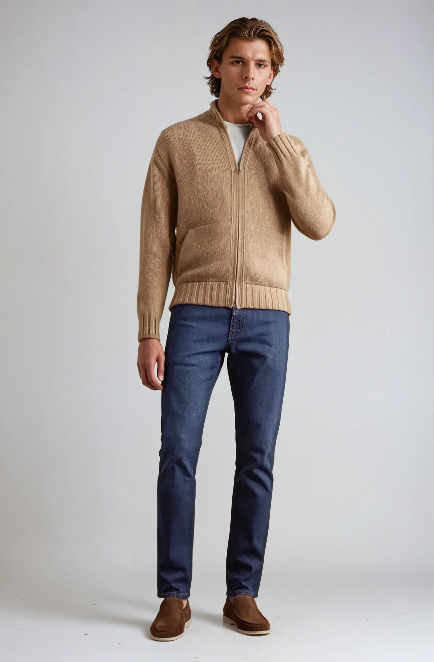 Fins Suede Loafers – Brun