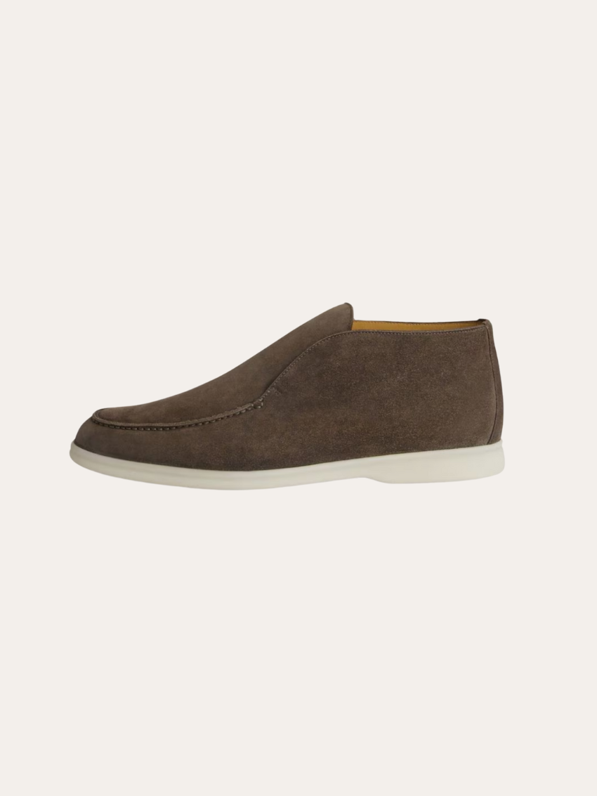 Suede City Loafers – Mörkgrå