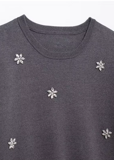 Elena Stickad Kjol & Top Set