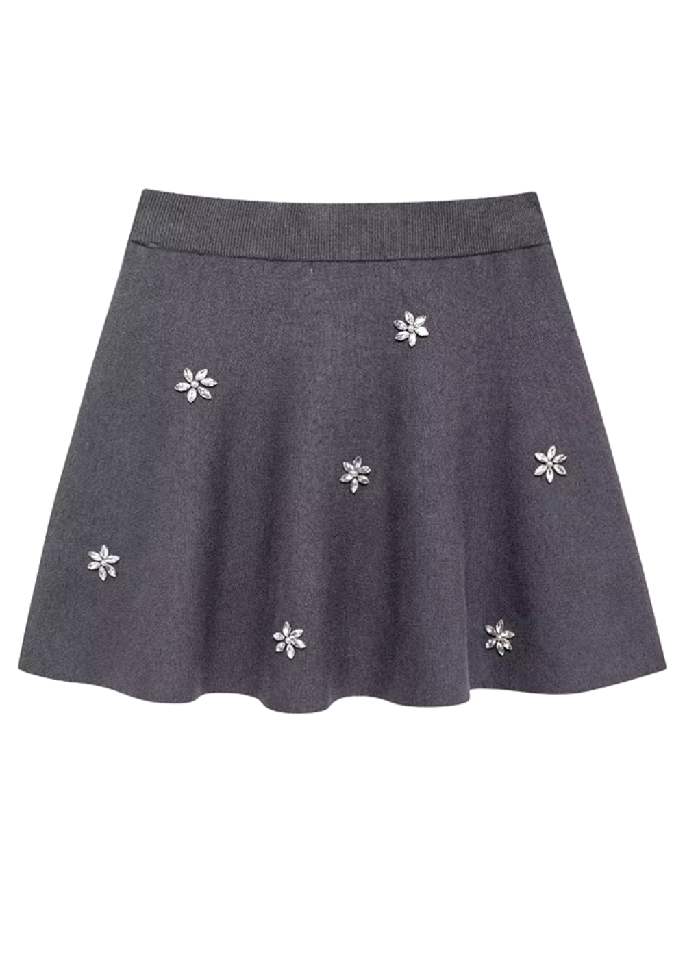 Elena Stickad Kjol & Top Set