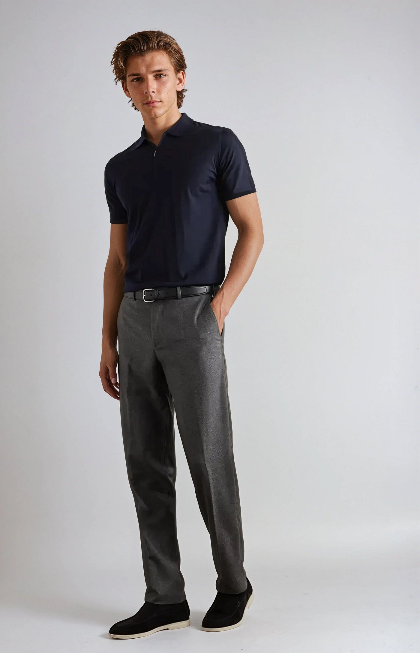 Suede City Loafers - Djup Svart