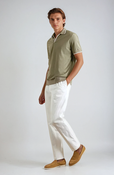 Finslipade Mockaloafers – Ingefära