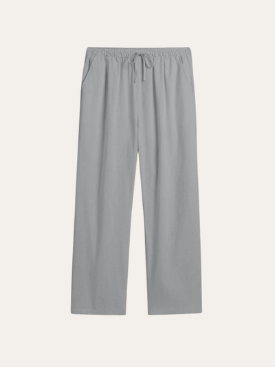 Linnebyxor vid havet - Grå