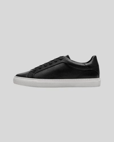 Läder Oxford Sneakers - Svart