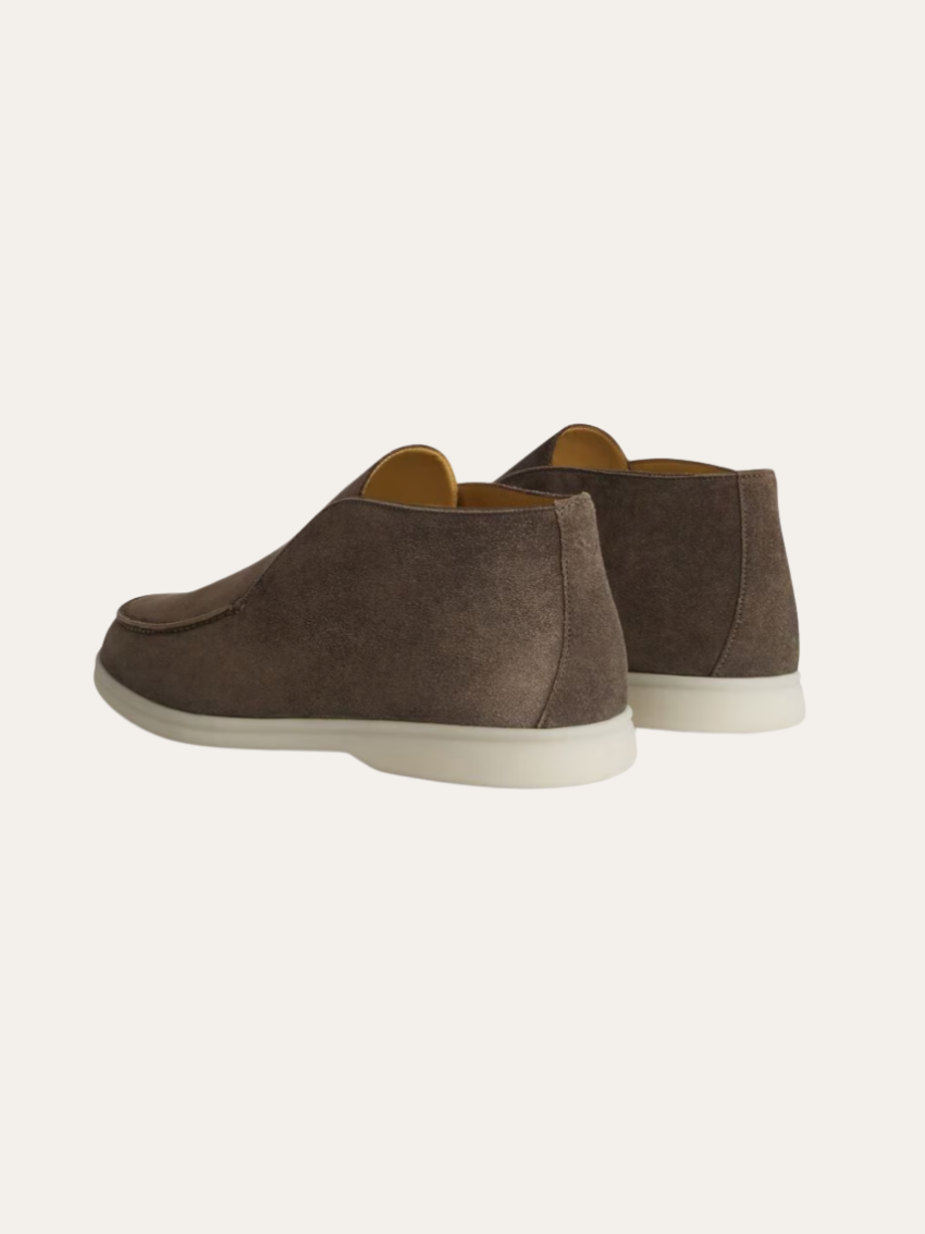 Suede City Loafers – Mörkgrå
