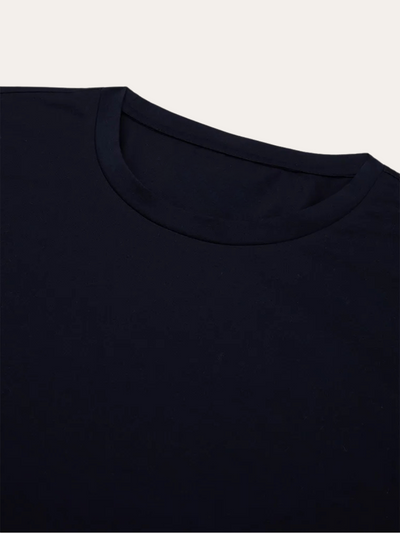 Signature Supima T-shirt – Marinblå