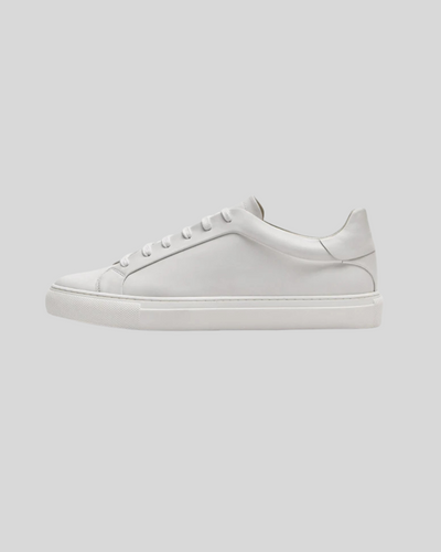 Läder Oxford Sneakers - Vit