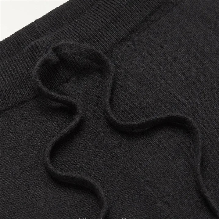 Hantverkta Cashmerebyxor – Marinblå