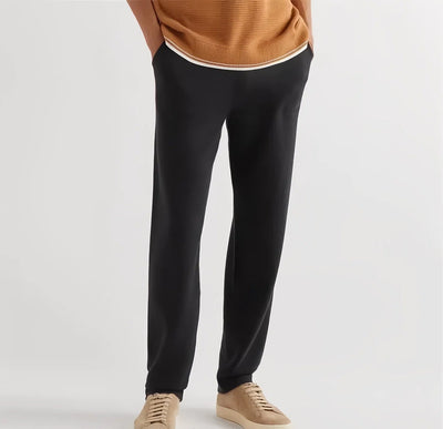 Hantverkta Cashmerebyxor – Marinblå